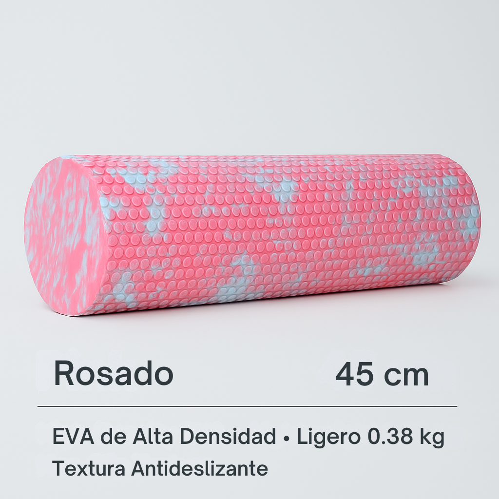 Rodillo de Espuma (Foam Roller) de Yoga "Nube Iridiscente" para Masaje Corporal