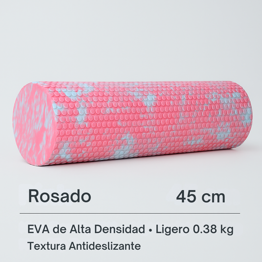 Rodillo de Espuma (Foam Roller) de Yoga "Nube Iridiscente" para Masaje Corporal
